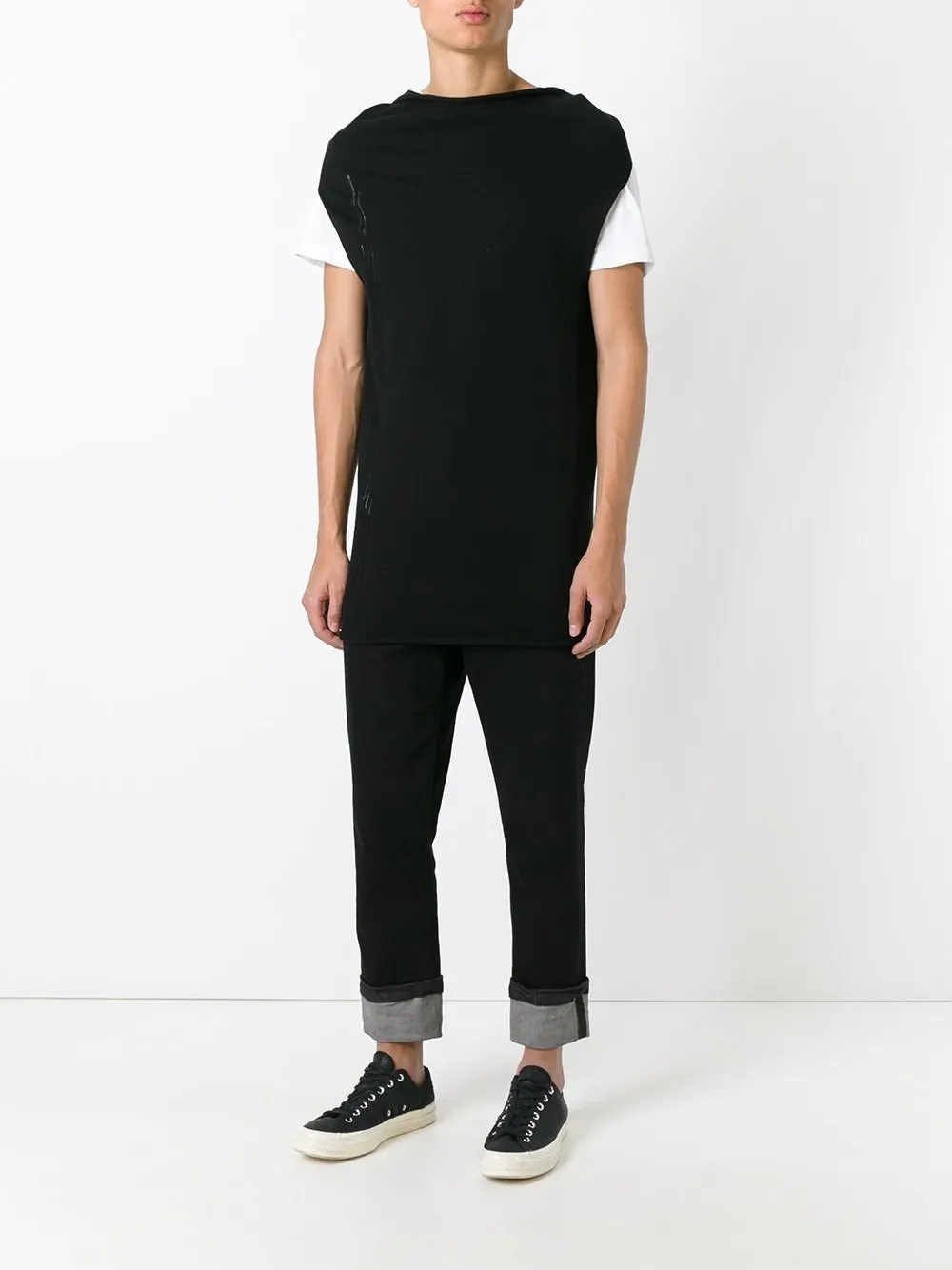 Hooded Sleeveless Jumper