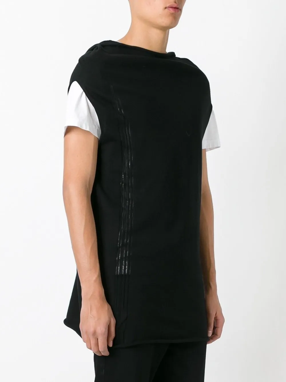 Hooded Sleeveless Jumper