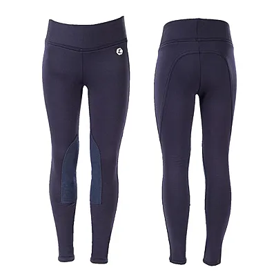 Horze Active Kids Knee-Patch Winter Tights