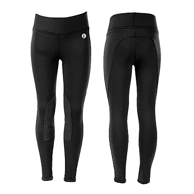Horze Active Kids Knee-Patch Winter Tights
