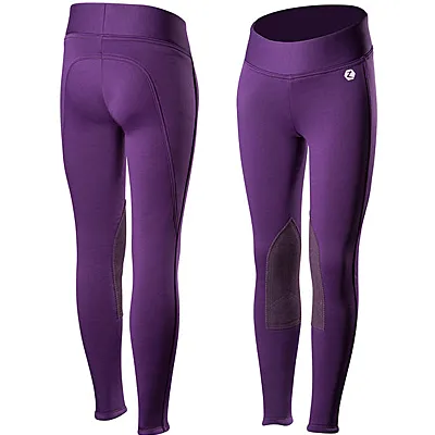 Horze Active Kids Knee-Patch Winter Tights