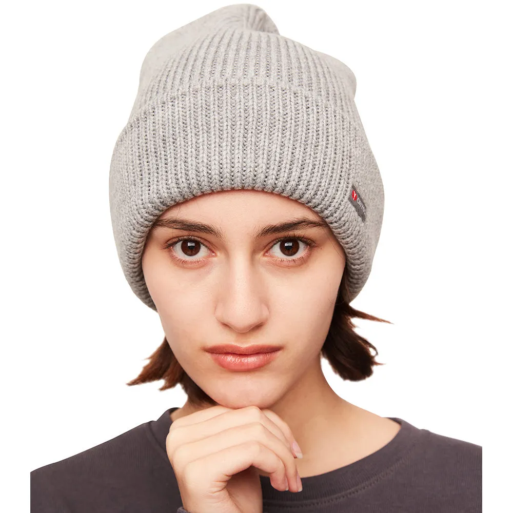 Japan Stock Women's Winter Lock-Tec Sheep Wool Heated Kint Hat