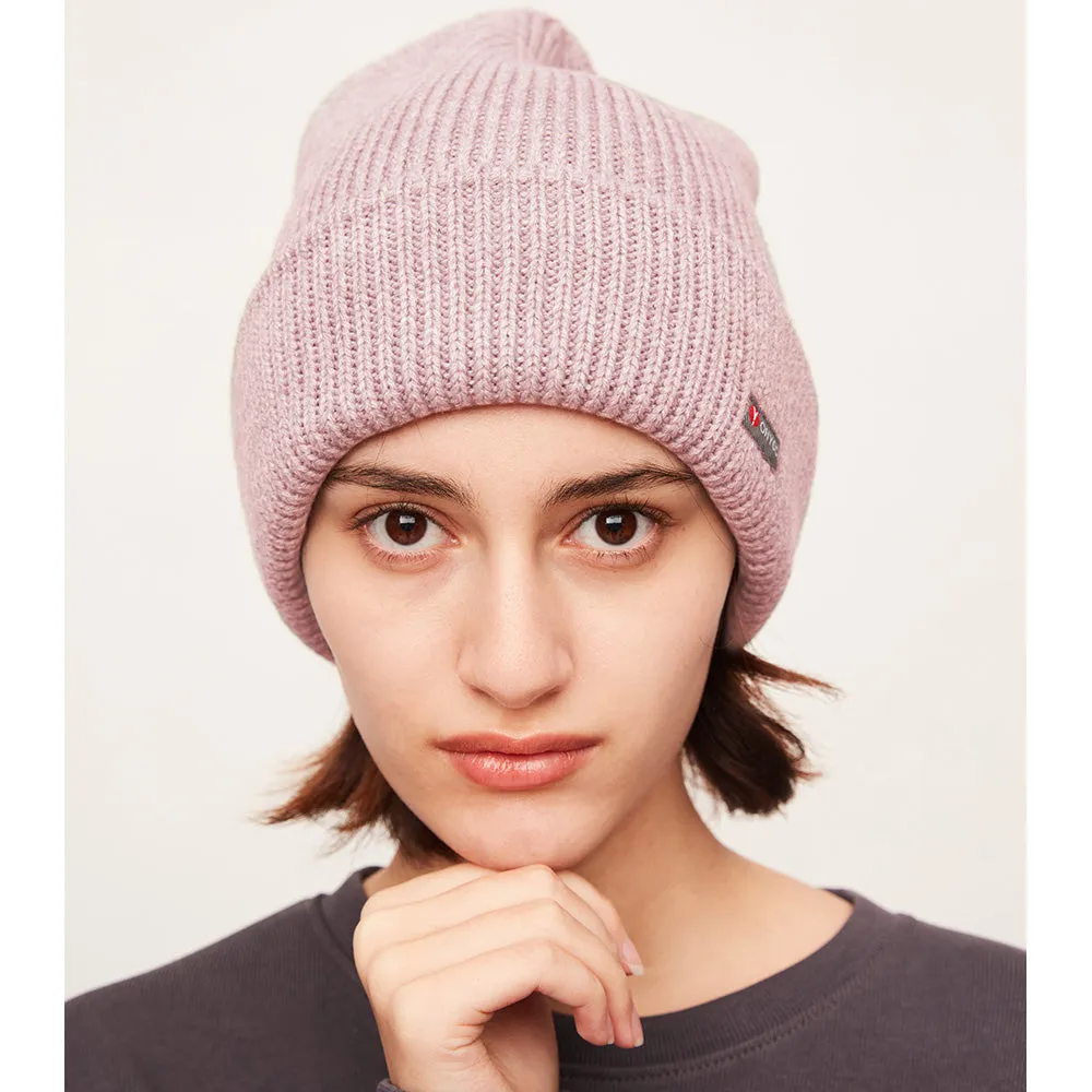 Japan Stock Women's Winter Lock-Tec Sheep Wool Heated Kint Hat