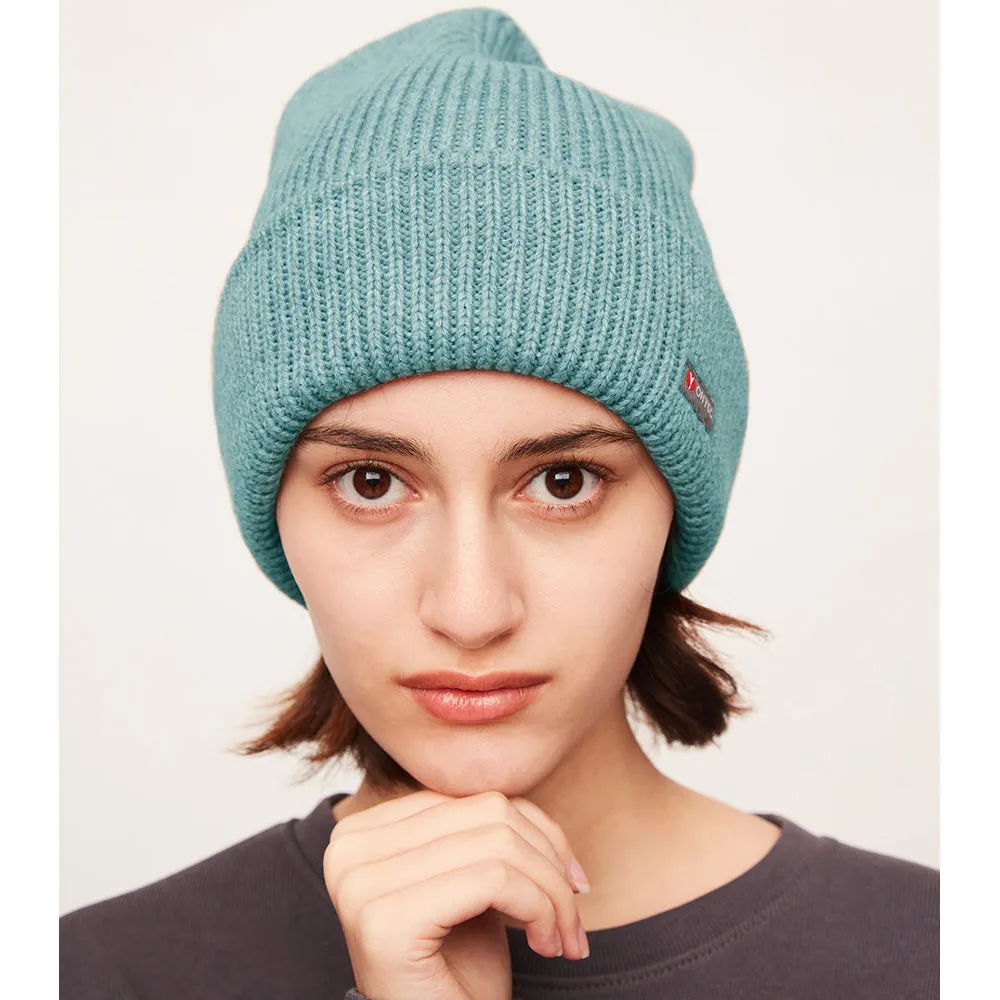 Japan Stock Women's Winter Lock-Tec Sheep Wool Heated Kint Hat