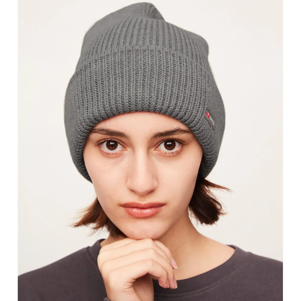 Japan Stock Women's Winter Lock-Tec Sheep Wool Heated Kint Hat