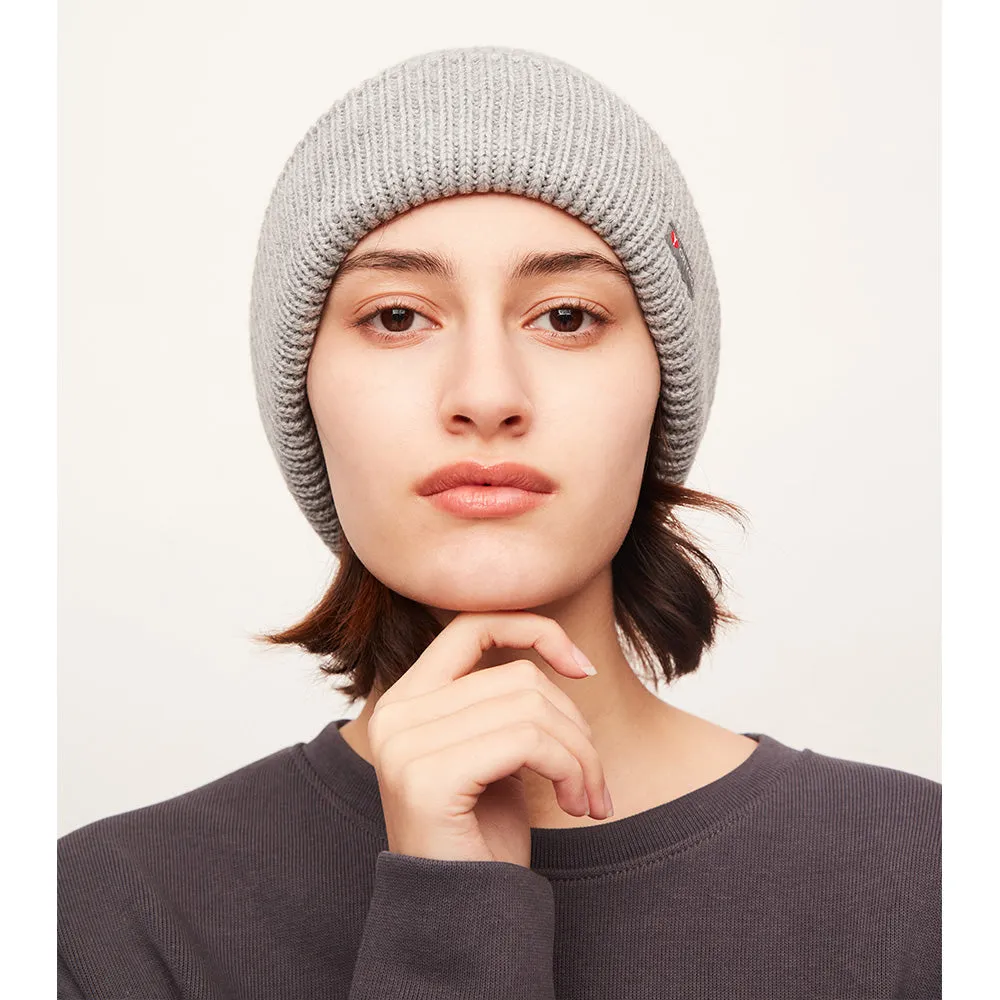 Japan Stock Women's Winter Lock-Tec Sheep Wool Heated Kint Hat