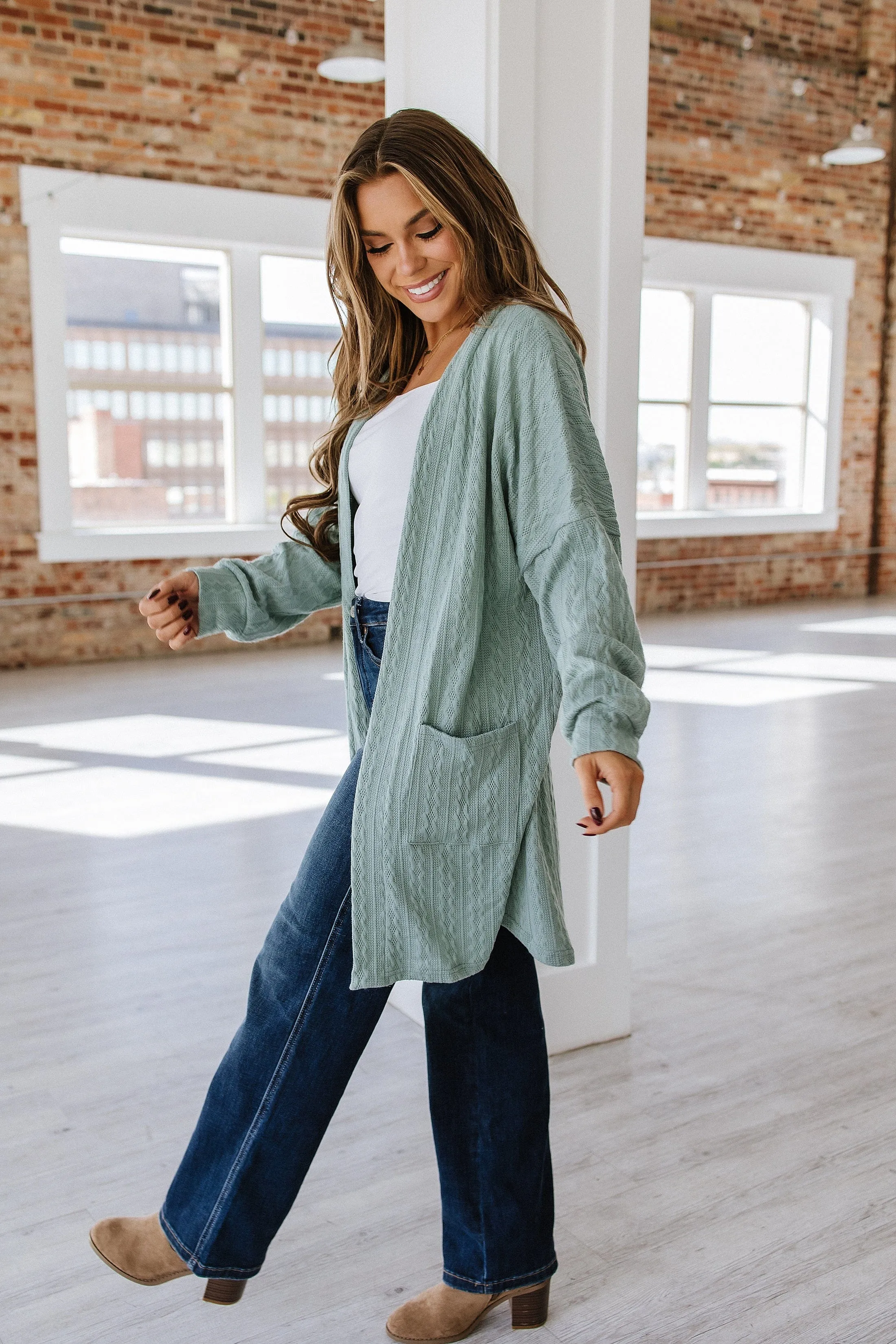 Jerilyn Textured Knit Cardigan
