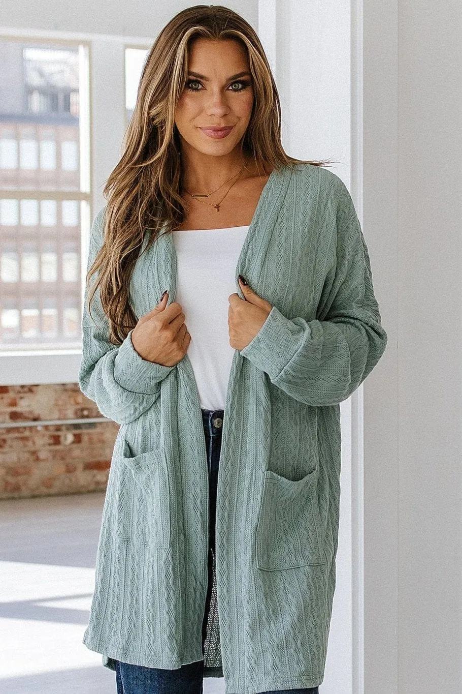 Jerilyn Textured Knit Cardigan