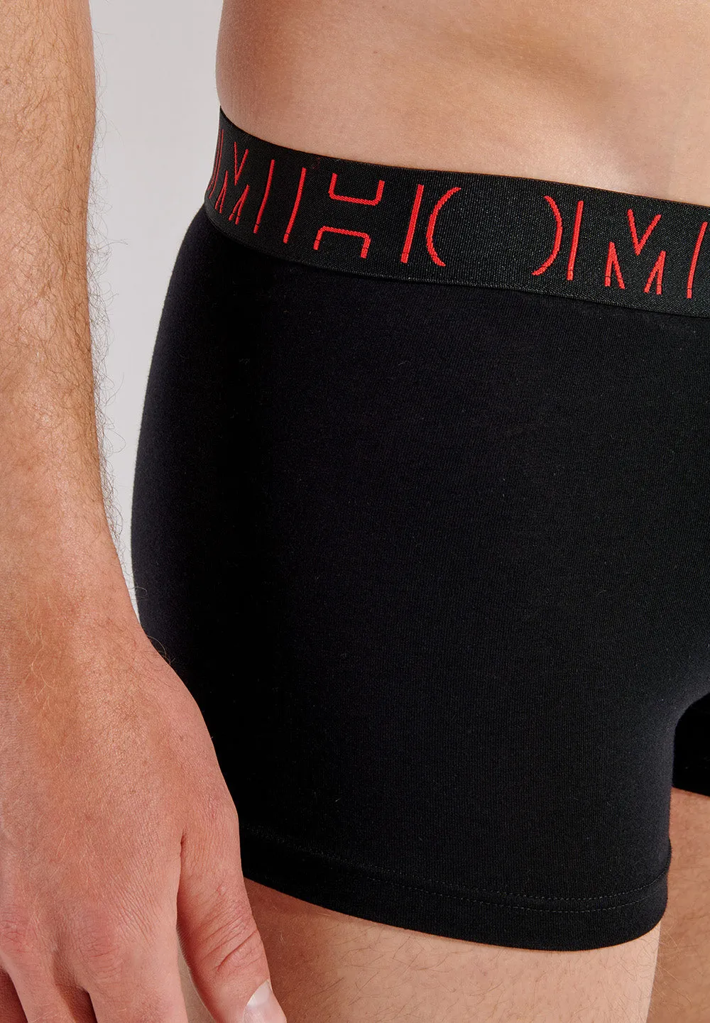 Jorge #2 Boxer Briefs 3-Pack | Black/Black Print/Grey 402733-T033