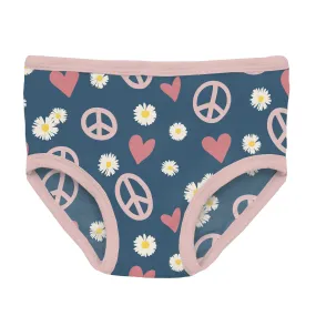 Kickee Pants Underwear | Peace, Love & Happiness
