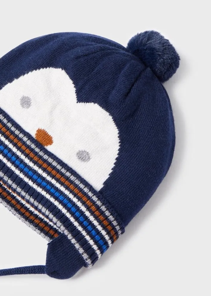 Knit Bobble Hat - Navy Boys | Mayoral