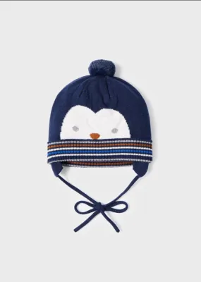 Knit Bobble Hat - Navy Boys | Mayoral