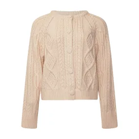 Kyanna Cable Knit Cardigan