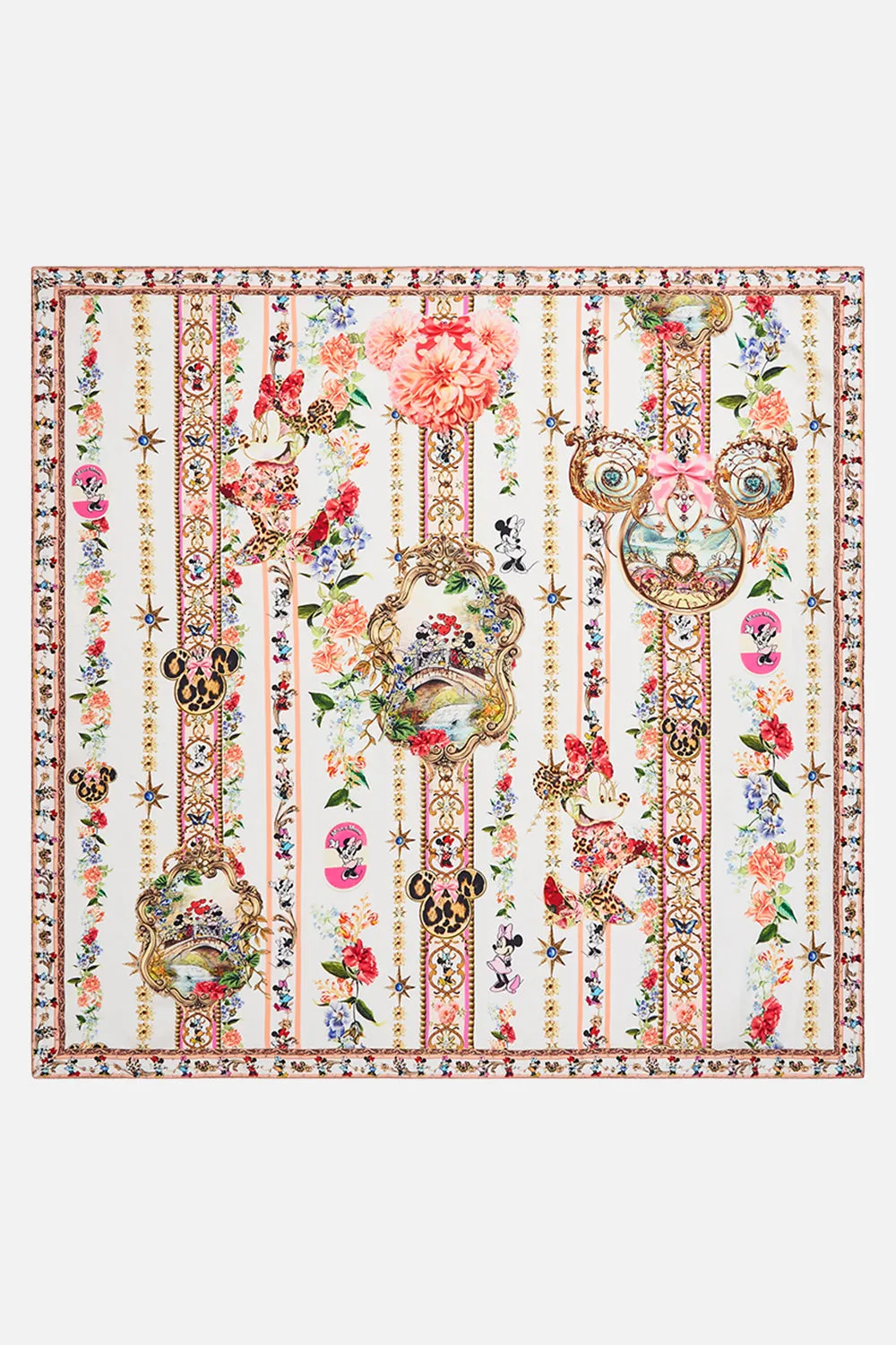 LARGE SQUARE SCARF MINNIE MAGIC FOREVER