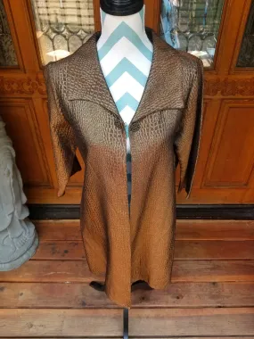LARGE UNIQUE COLOR CHANGING JACKET WITH BEAUTIFUL BUTTONS