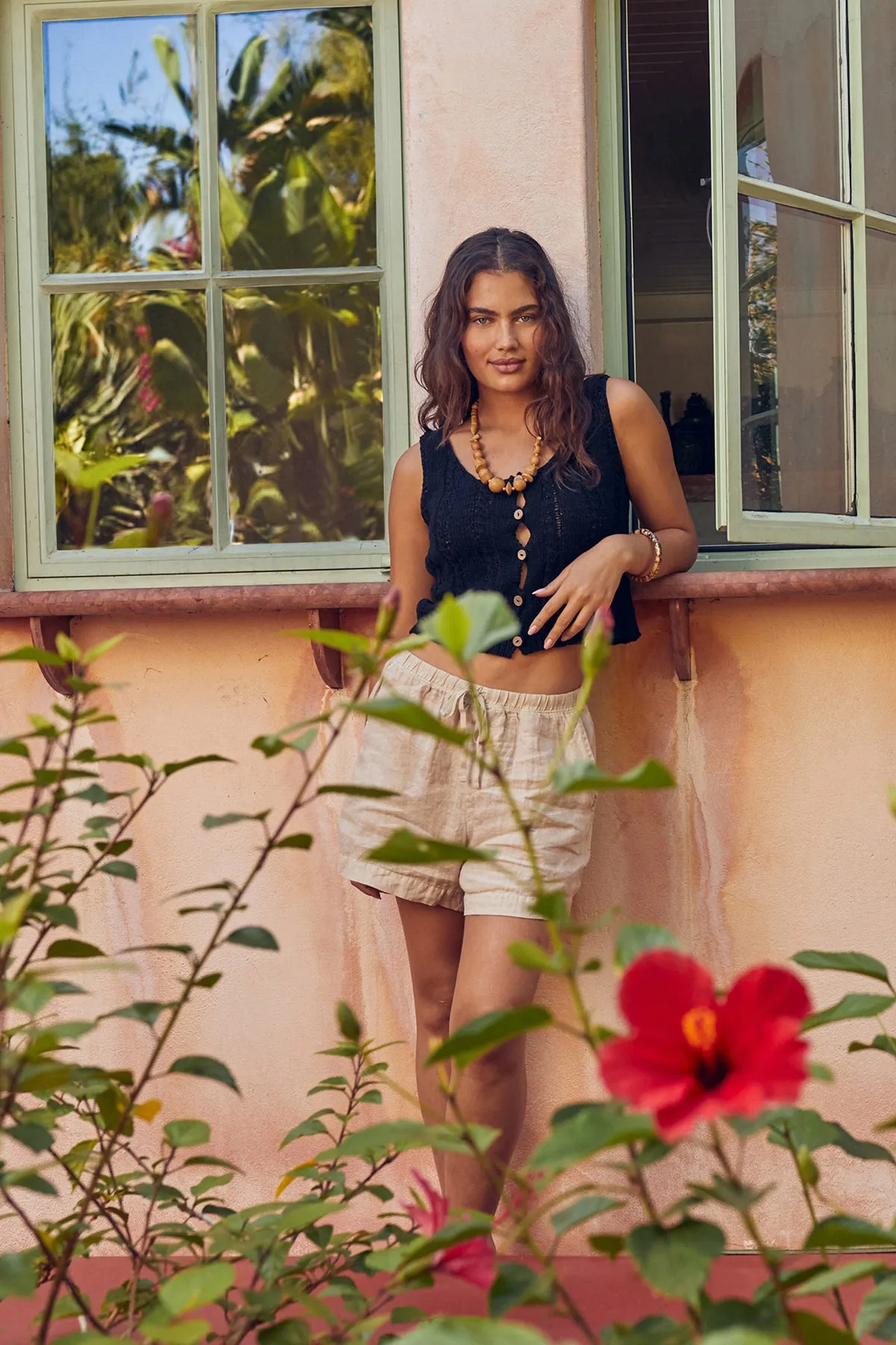 LAYLA CROCHET STITCH TANK TOP