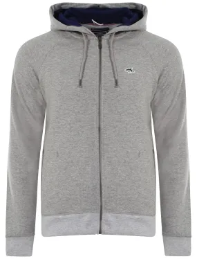 Le Shark Castlands zip up hoodie in grey