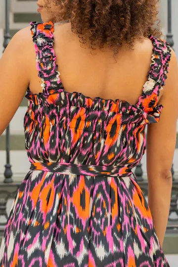 Limon Strap Long Dress