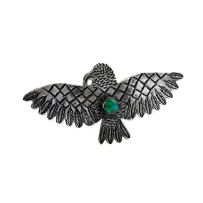 Massive Contemporary Turquoise Navajo Pin