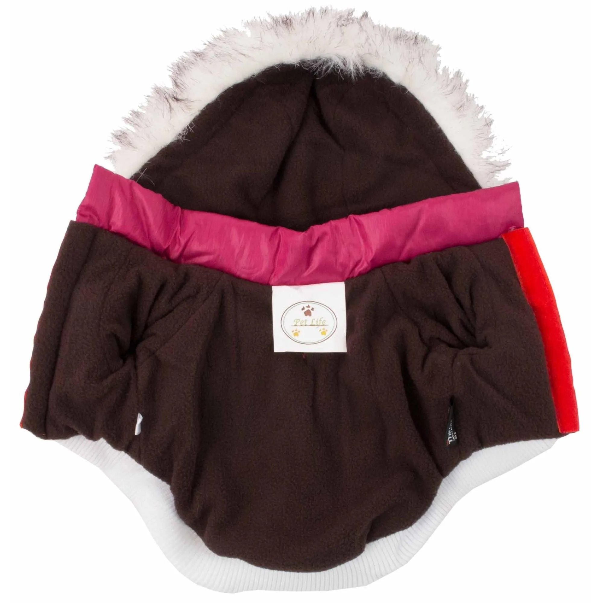 Metallic Pet Parka Coat Fashion