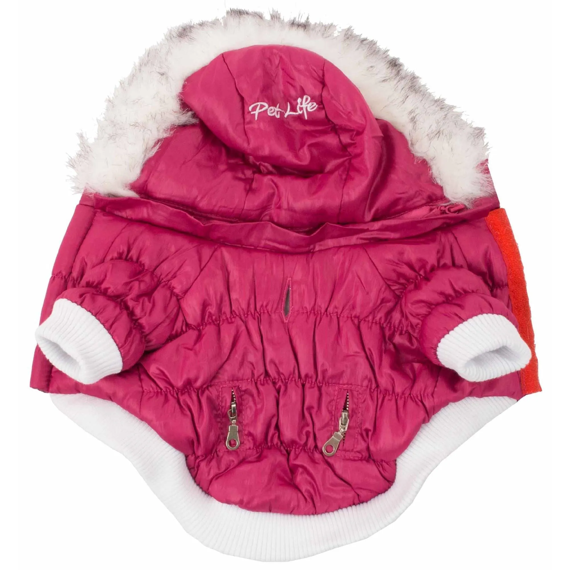 Metallic Pet Parka Coat Fashion