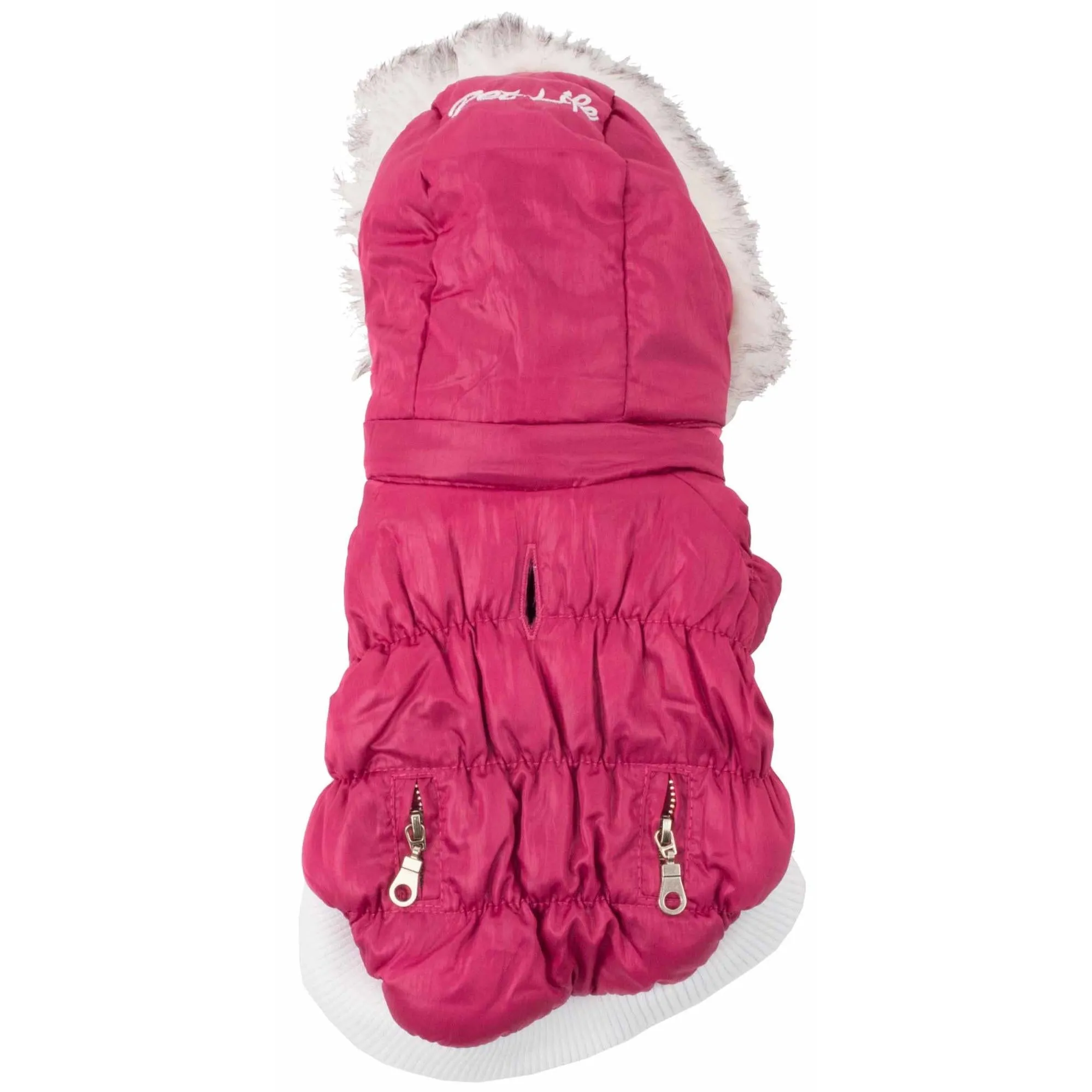 Metallic Pet Parka Coat Fashion