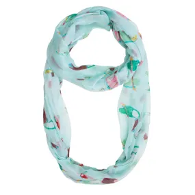 Mint Shauna Toucan Infinity Scarf