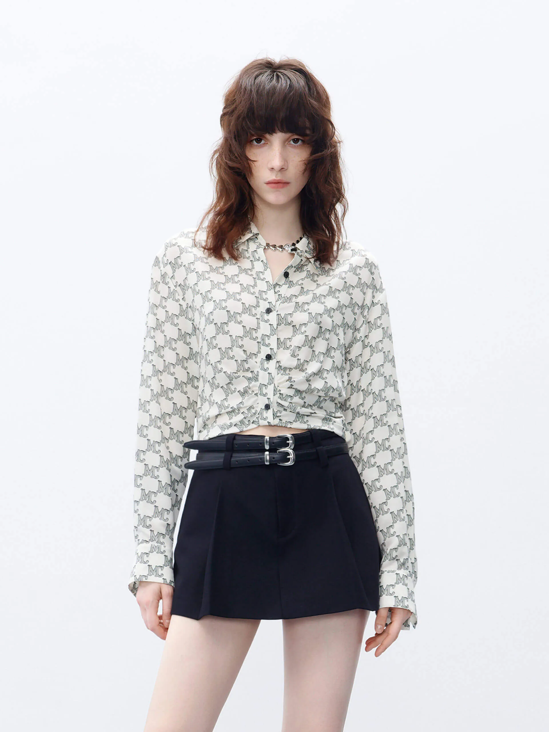Monogram Cropped Top
