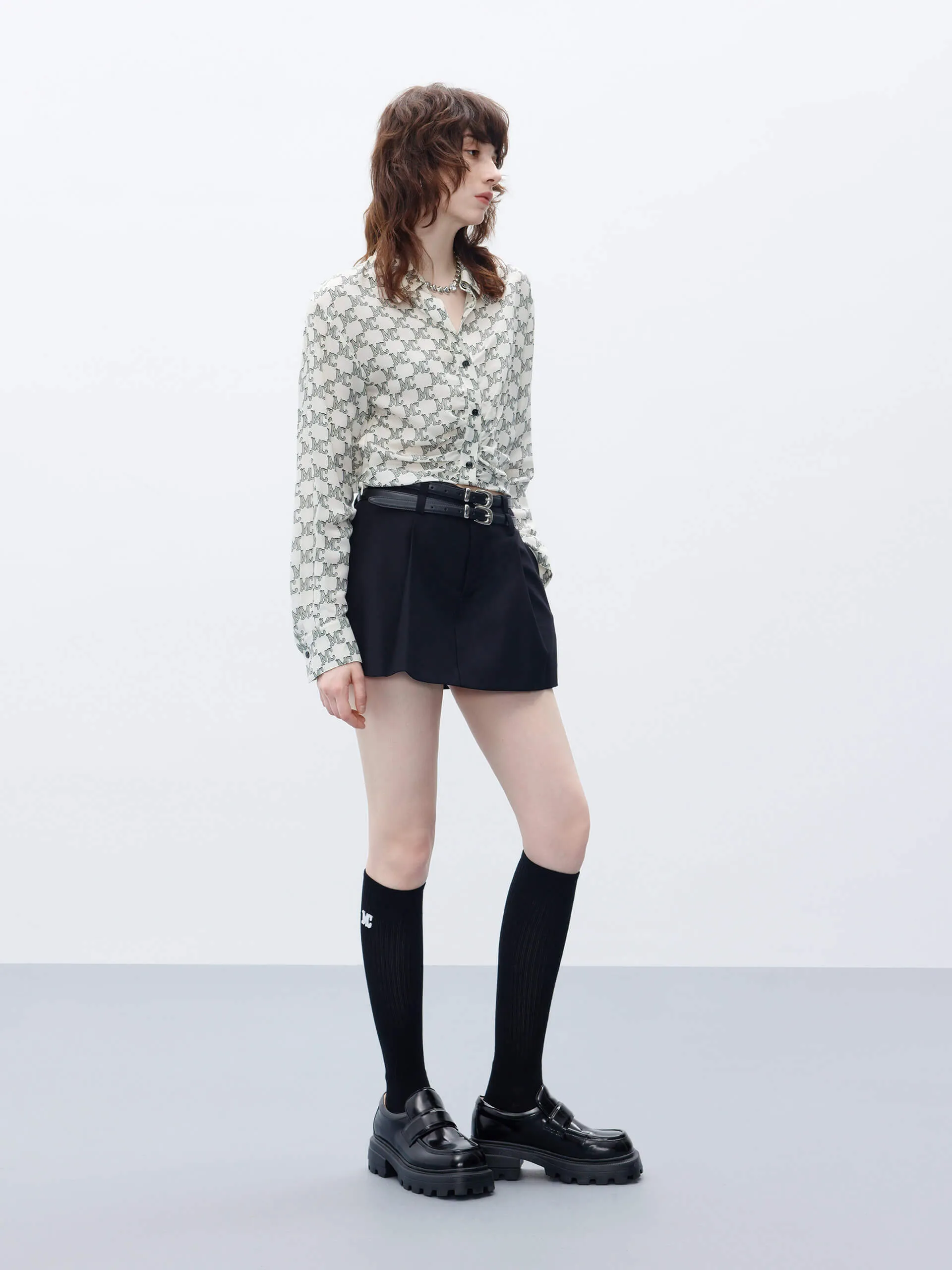 Monogram Cropped Top
