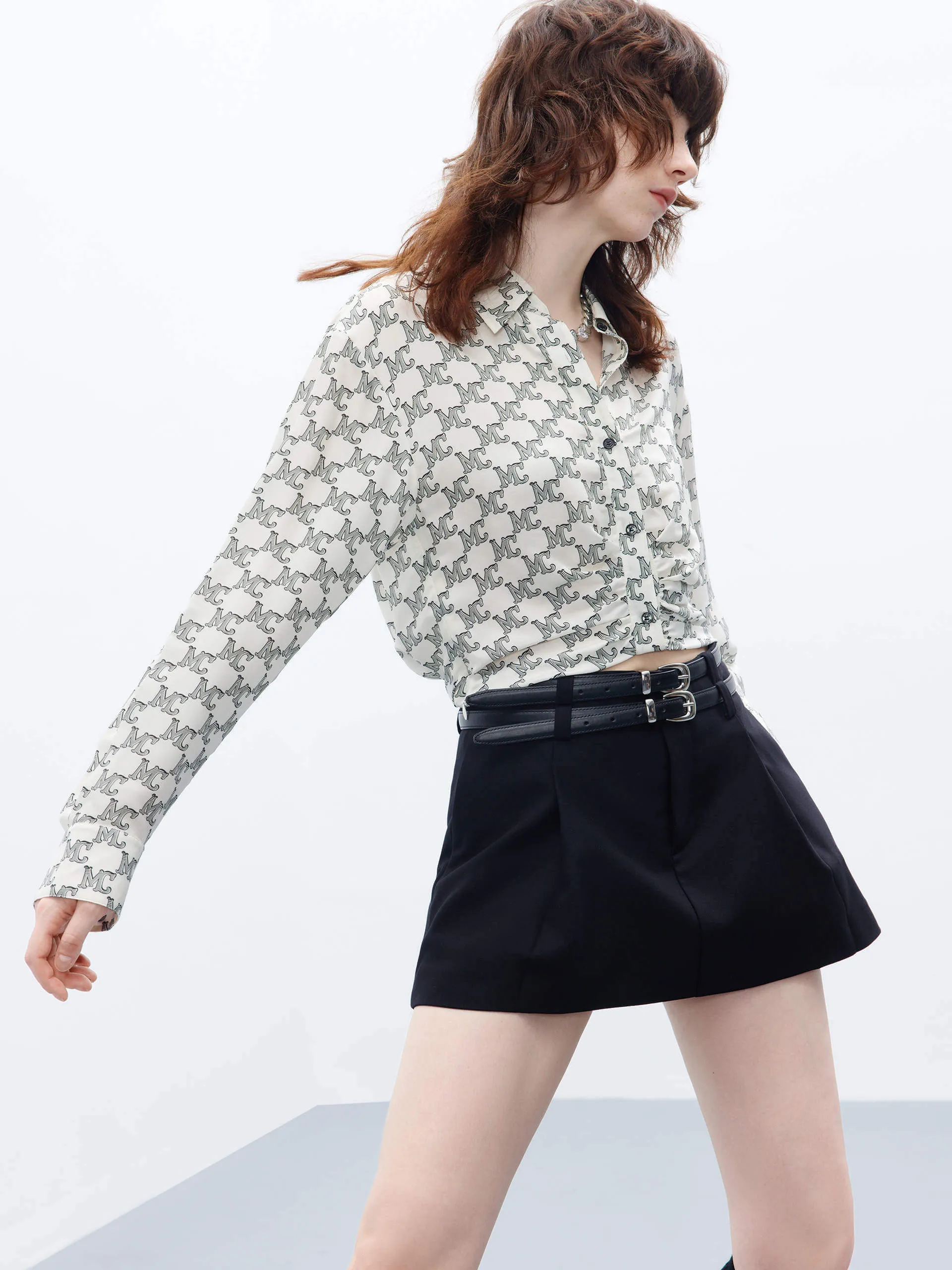 Monogram Cropped Top