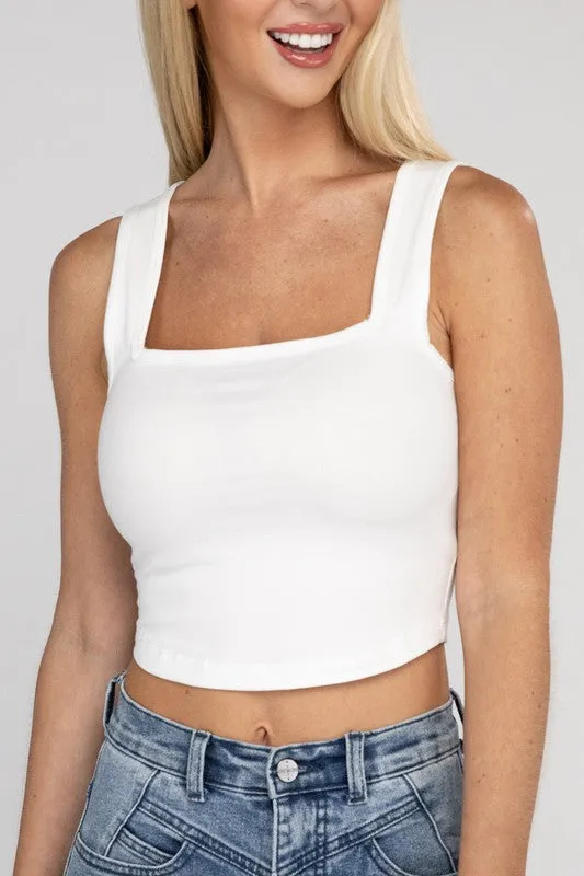 Next Level Cropped Cami Top