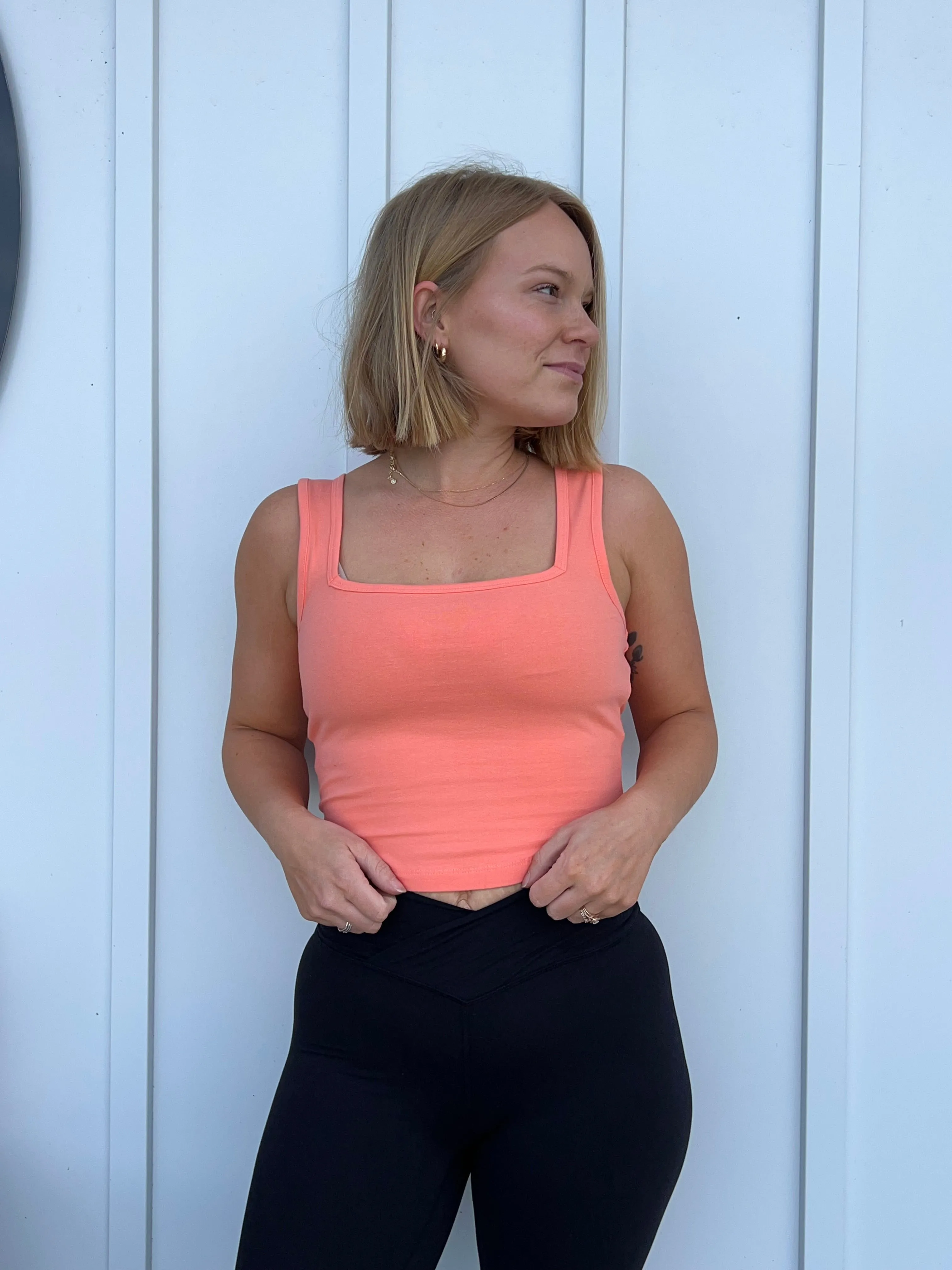 Next Level Cropped Cami Top