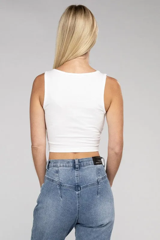 Next Level Cropped Cami Top