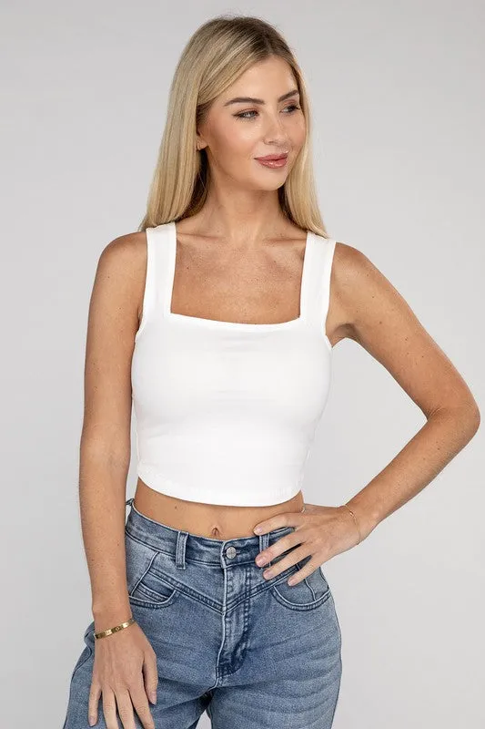 Next Level Cropped Cami Top