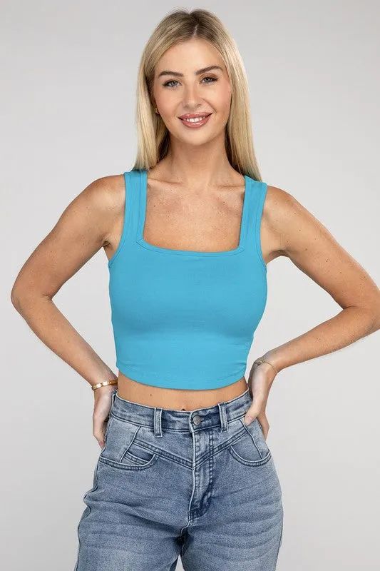 Next Level Cropped Cami Top