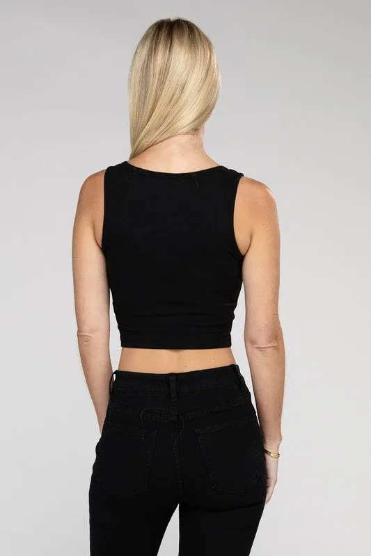 Next Level Cropped Cami Top