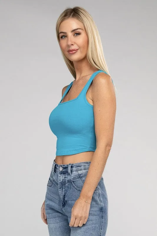 Next Level Cropped Cami Top