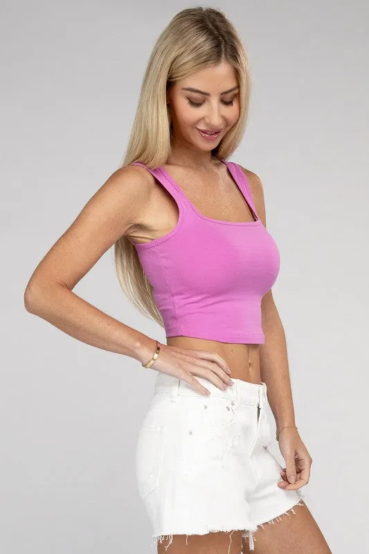 Next Level Cropped Cami Top