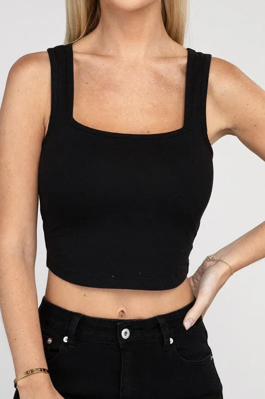 Next Level Cropped Cami Top