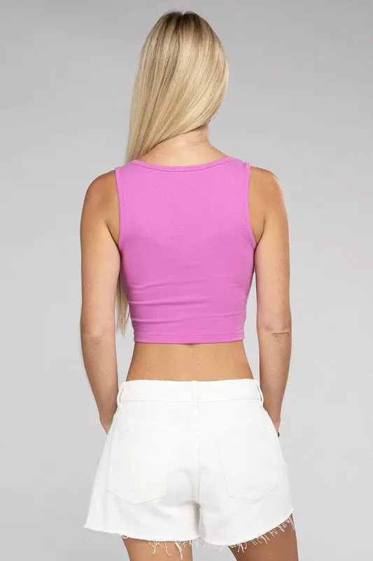 Next Level Cropped Cami Top