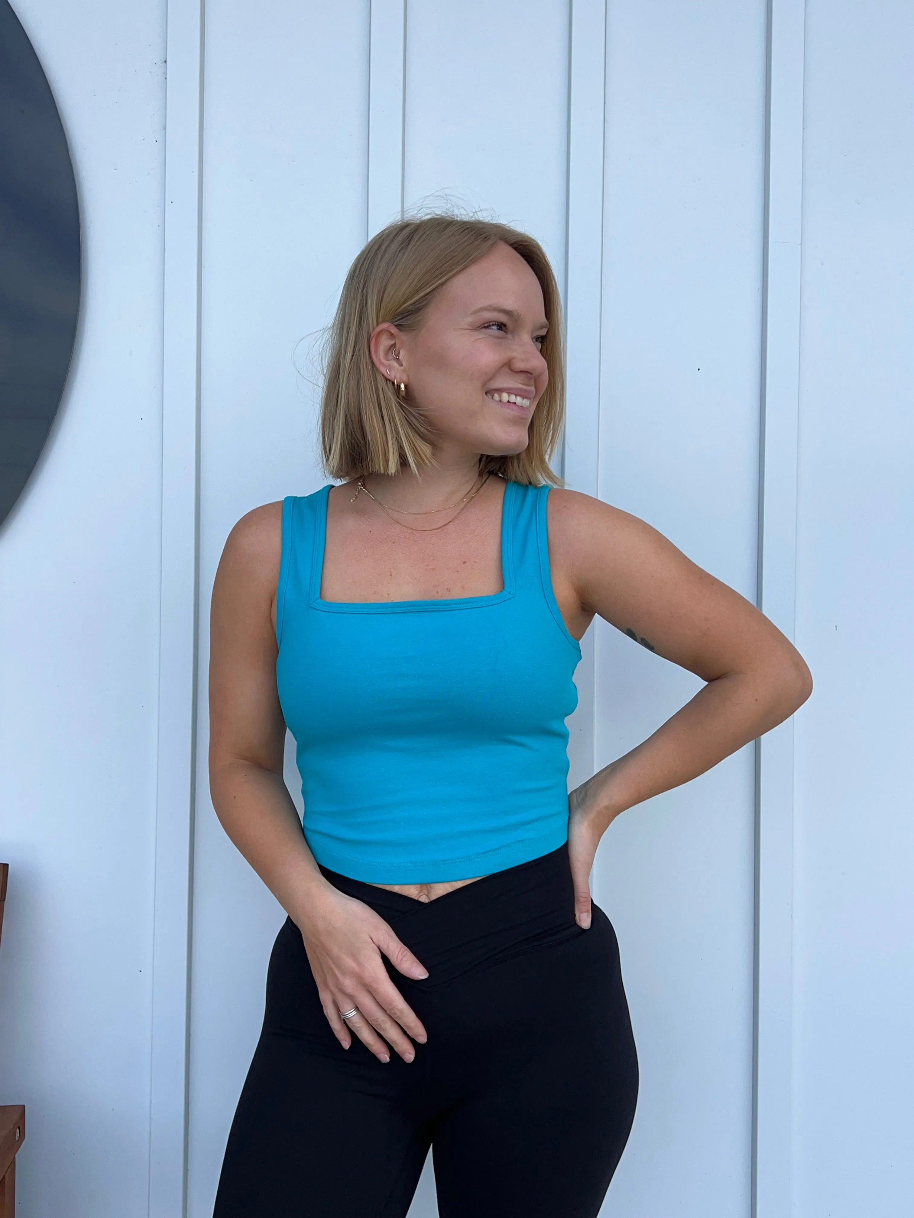 Next Level Cropped Cami Top