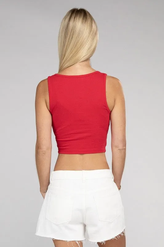 Next Level Cropped Cami Top