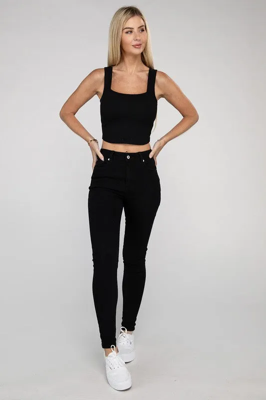 Next Level Cropped Cami Top