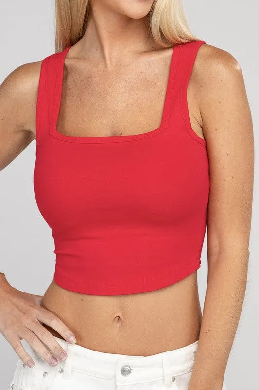 Next Level Cropped Cami Top