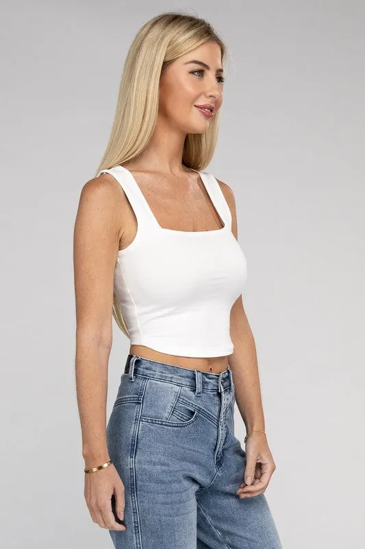Next Level Cropped Cami Top