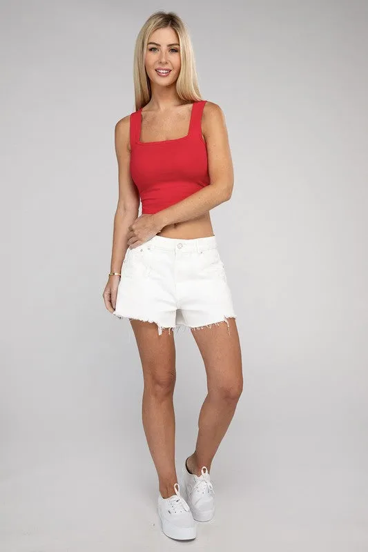 Next Level Cropped Cami Top
