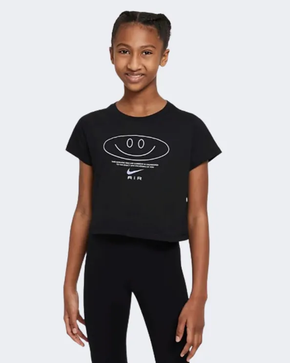 Nike Air Girls Lifestyle T-Shirt Black Dv0560-010