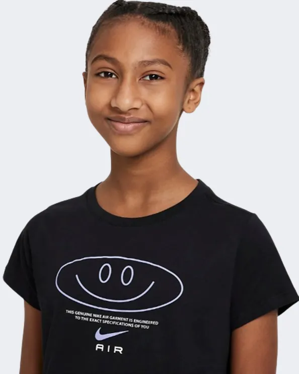 Nike Air Girls Lifestyle T-Shirt Black Dv0560-010