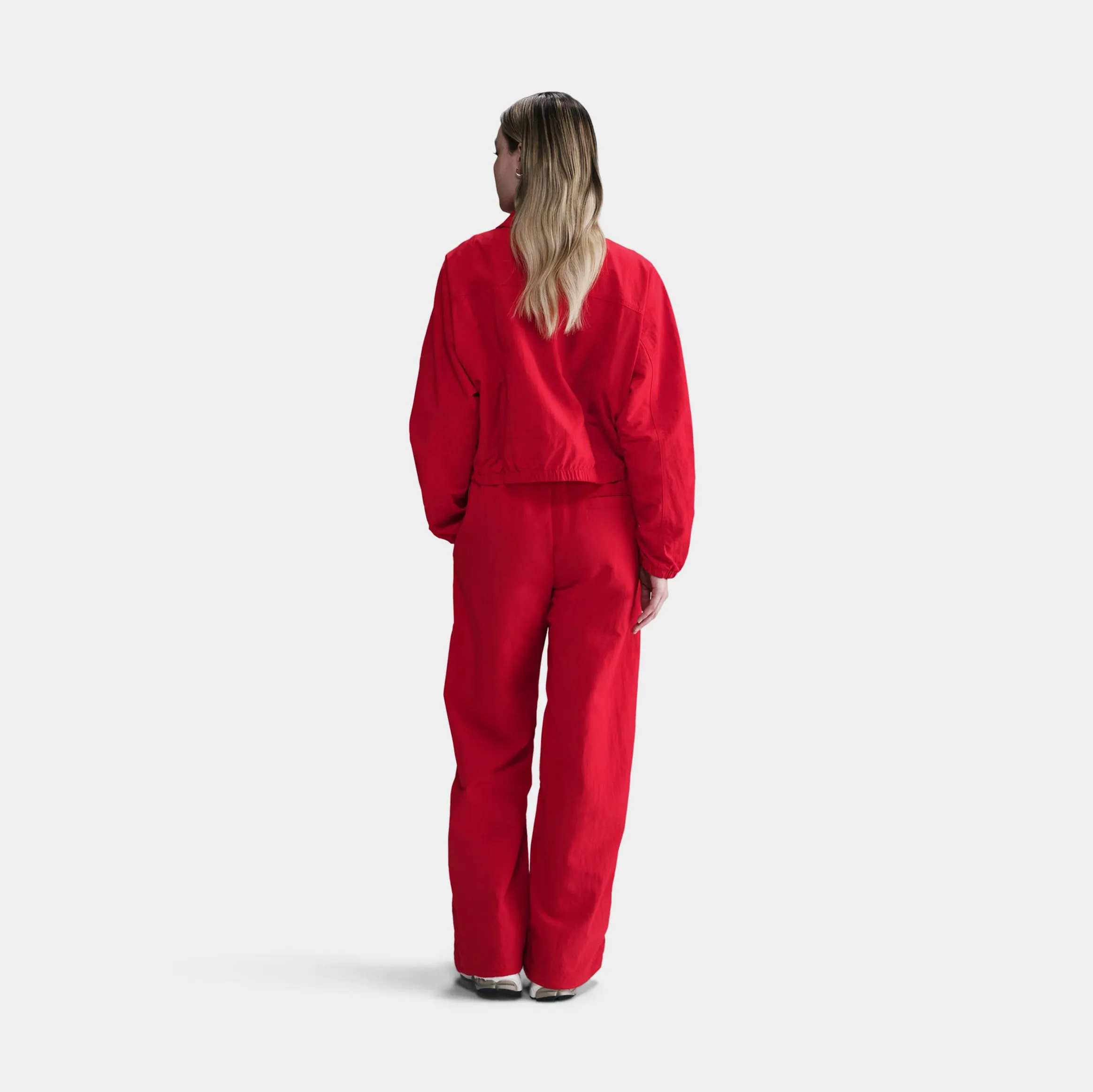 NSW Everything Oversized Woven Womens Jacket (University Red/White)