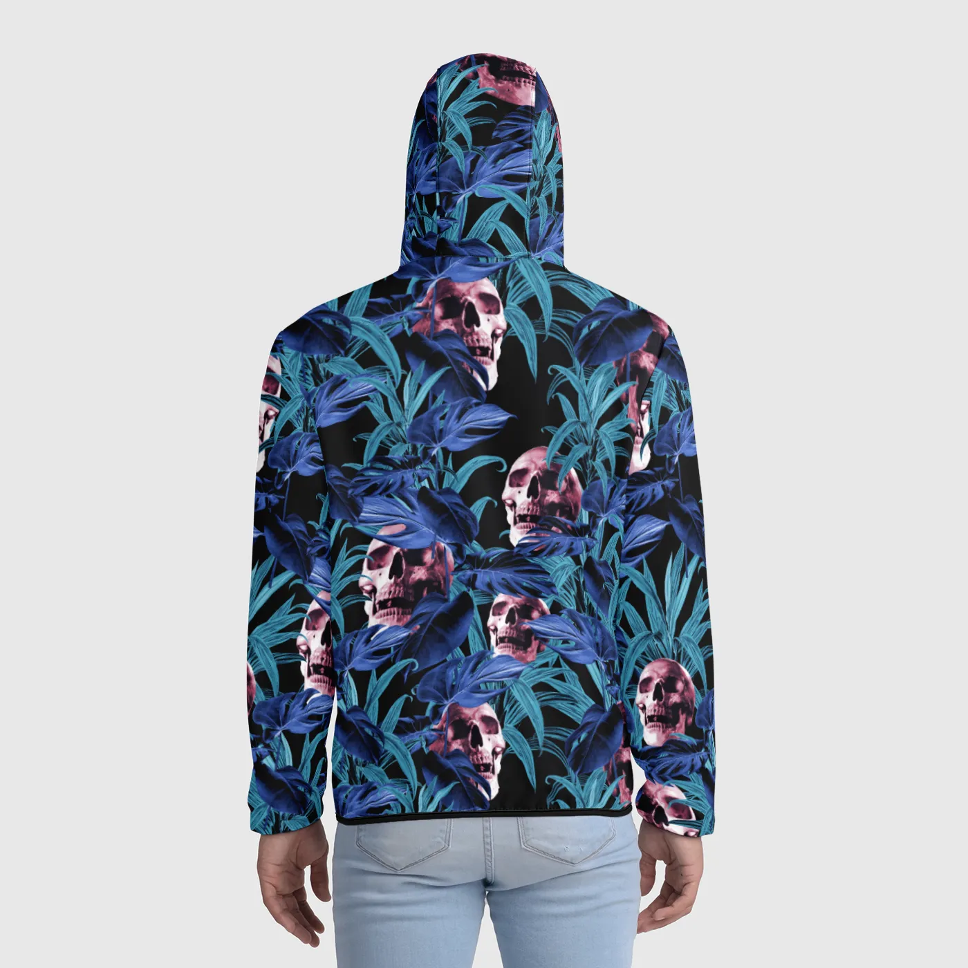 Palms and Skulls Windbreaker